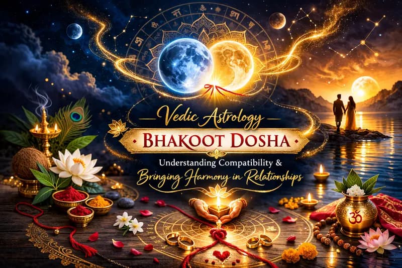 Bhakoot Dosha Remedies: Cancellation Rules & Calculator
