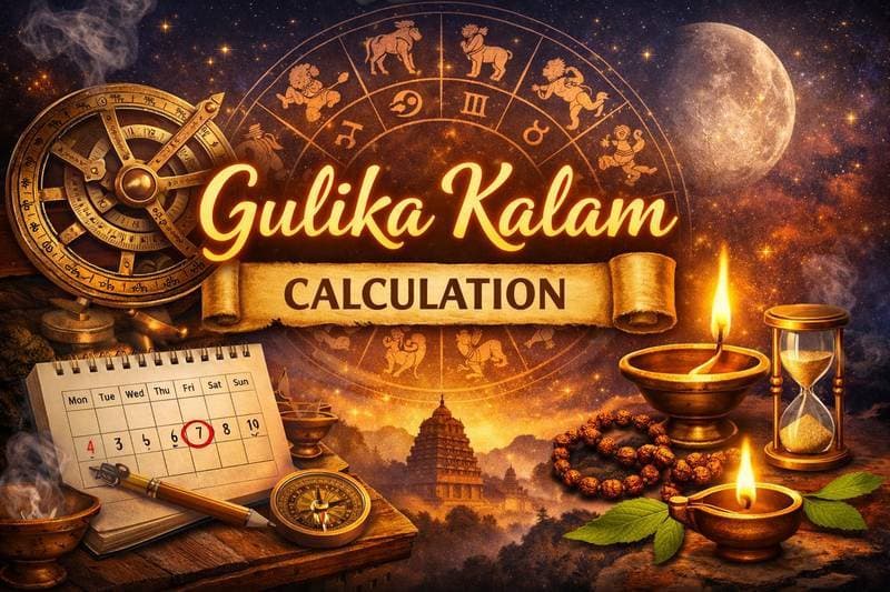 Gulika Kalam Calculation & Significance: The Complete Guide (2026)