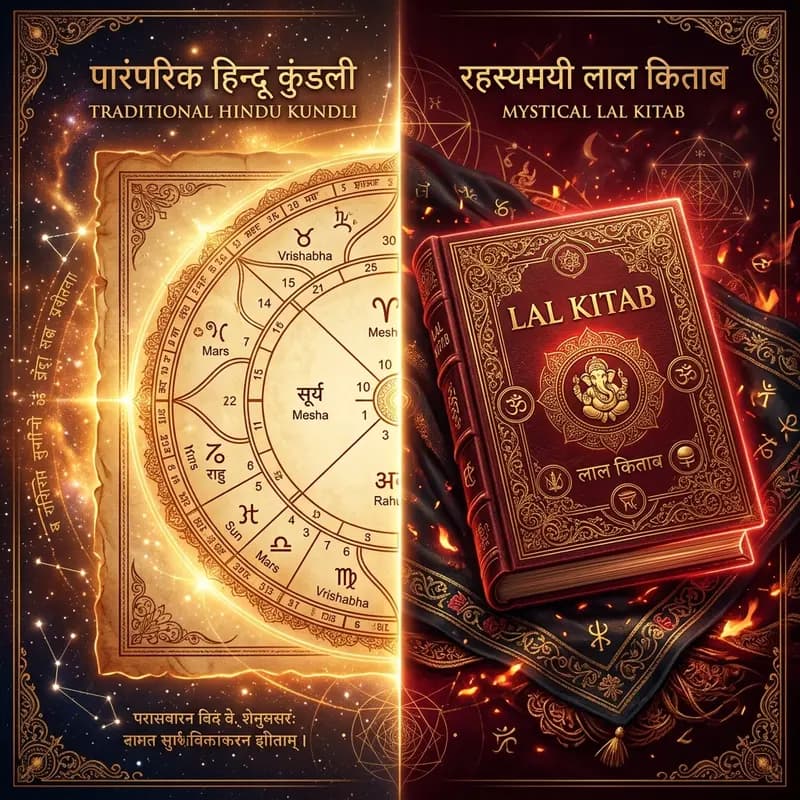 Lal Kitab vs. Vedic Astrology: Core Differences, Chart Rules & Interpretations