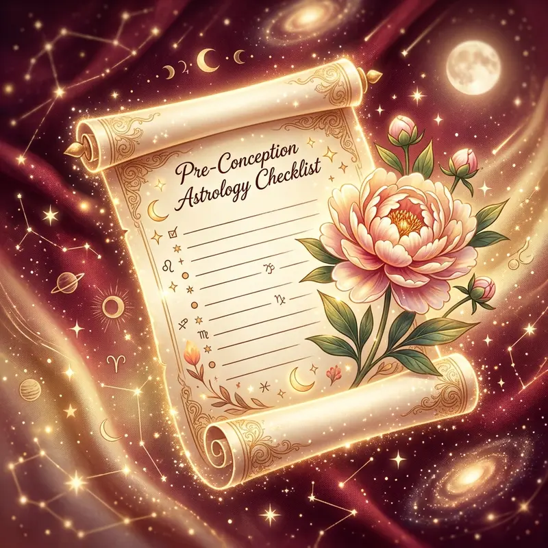 Pre-Conception Astrology Checklist for Couple Compatibility